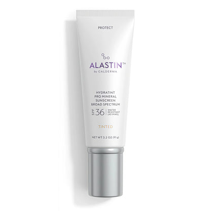 ALASTIN Skincare HydraTint Pro Mineral Tinted Sunscreen SPF 36 (3.2 oz) | 2-in-1 Daily Sunblock Moisturizer for Ultimate Protection and an Even Glow on Face & Neck, Fragrance-Free, Water Resistant