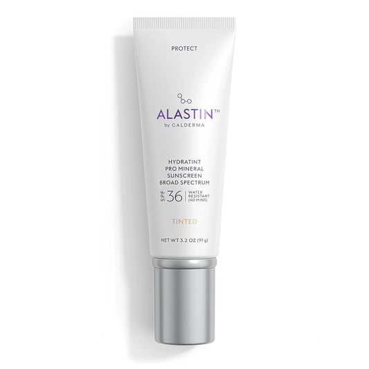 ALASTIN Skincare HydraTint Pro Mineral Tinted Sunscreen SPF 36 (3.2 oz) | 2-in-1 Daily Sunblock Moisturizer for Ultimate Protection and an Even Glow on Face & Neck, Fragrance-Free, Water Resistant