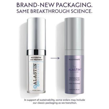 ALASTIN Skincare Restorative Eye Complex (0.5 oz) | Anti-Aging Cream Helps Visibly Smooth & Hydrate Eye Area, Reduces the Look of Puffiness, Fine Lines, & Dark Circles