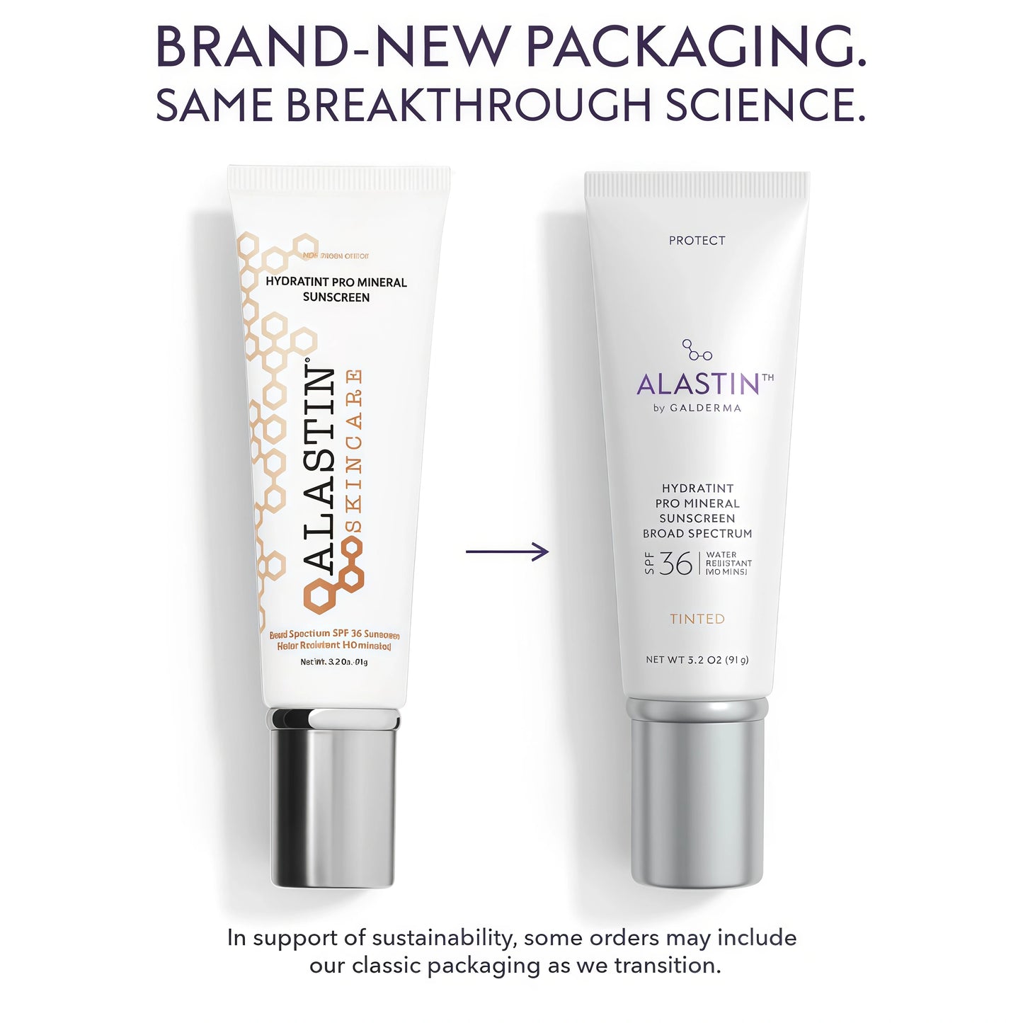 ALASTIN Skincare HydraTint Pro Mineral Tinted Sunscreen SPF 36 (3.2 oz) | 2-in-1 Daily Sunblock Moisturizer for Ultimate Protection and an Even Glow on Face & Neck, Fragrance-Free, Water Resistant